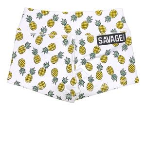 Savage barbell pineapple shorts
